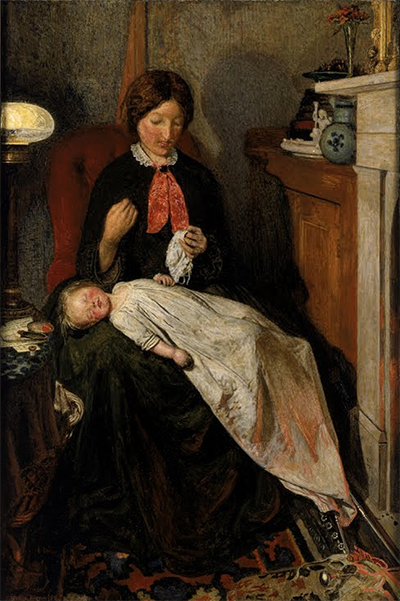 Waiting: an English fireside of 1854-55 Ford Madox Brown